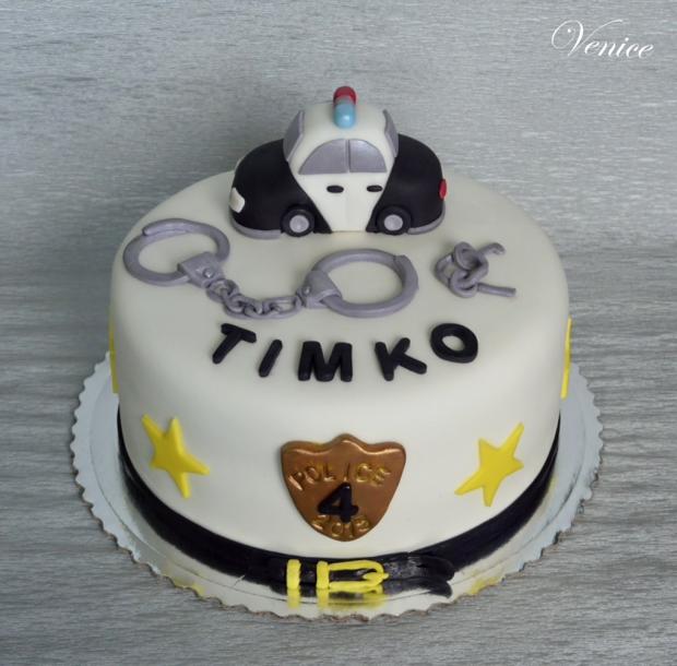 Pre malého policajta, torta, Torty autíčka, vláčiky Pre malého policajta, torta, Torty autíčka, vláčiky, Venice, 1