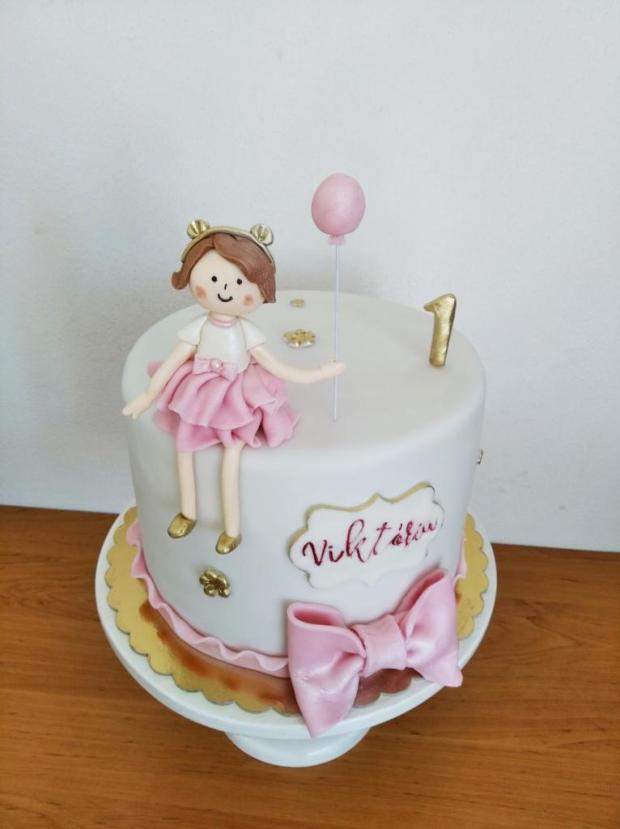 Dievčatko s balónikom, torta, Torty pre dievčatá, veronikak23, 1
