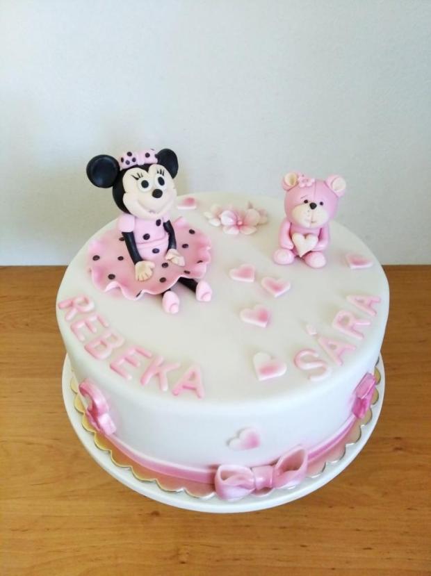 Narodeninová ružová, torta, Torty pre dievčatá, veronikak23, 1