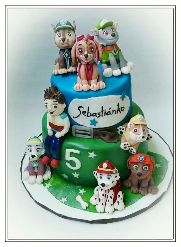 Paw patrol, torta, Ostané torty pre deti, Danielita13, 1