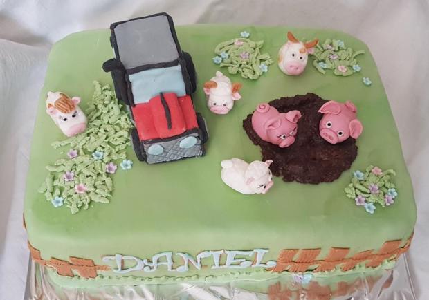 Farma..., torta, Ostané torty pre deti, Mariolka, 2