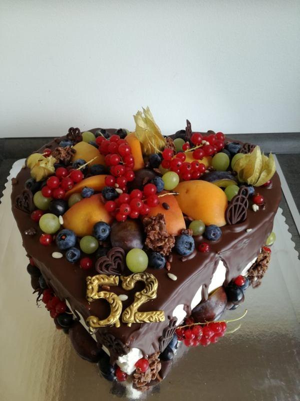 Ovocná s čoko, torta, Narodeninové torty, lienkaS, 1