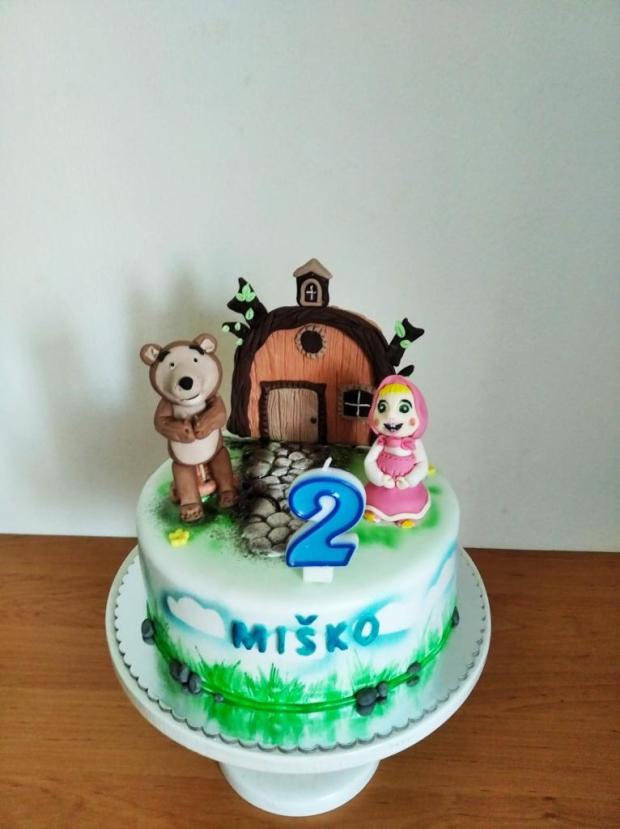 Máša a Míša, torta, Rozprávkové torty, veronikak23, 1