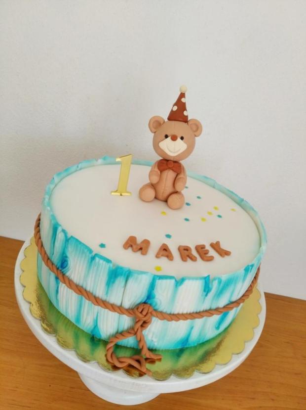 narodeninová s mackom, torta, Ostané torty pre deti, veronikak23, 1