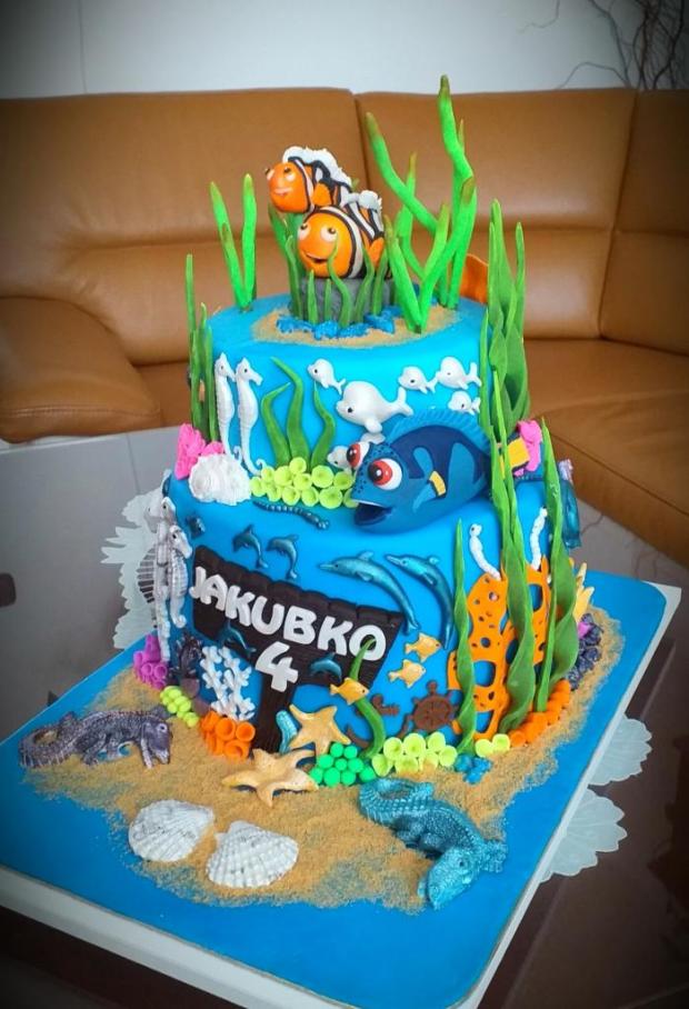 Nemo, torta, Rozprávkové torty, adelka22, 1