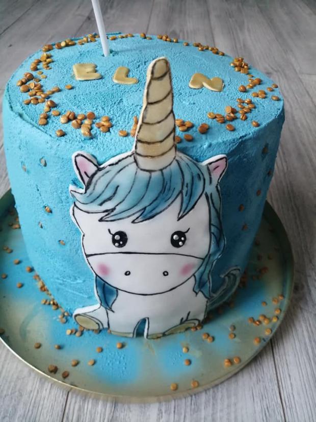 Jednorožcová, torta, Rozprávkové torty, messinka, 2
