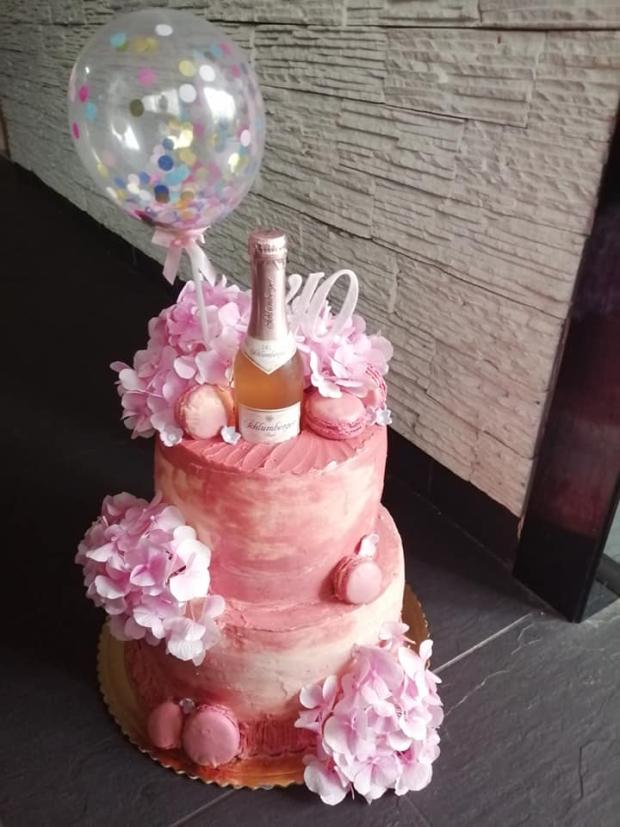 Narodeninová so šampanským, torta, Narodeninové torty, messinka, 1
