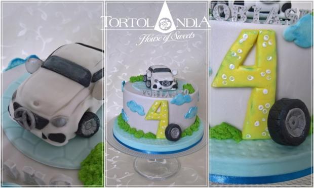 Autíčko Marcedes pre Tobiaska, torta, Torty autíčka, vláčiky, Tortolandia.sk, 1