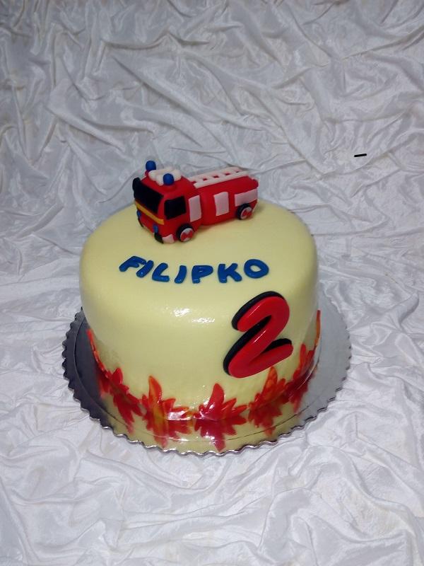 Hasiči..., torta, Narodeninové torty, rozlozna, 1