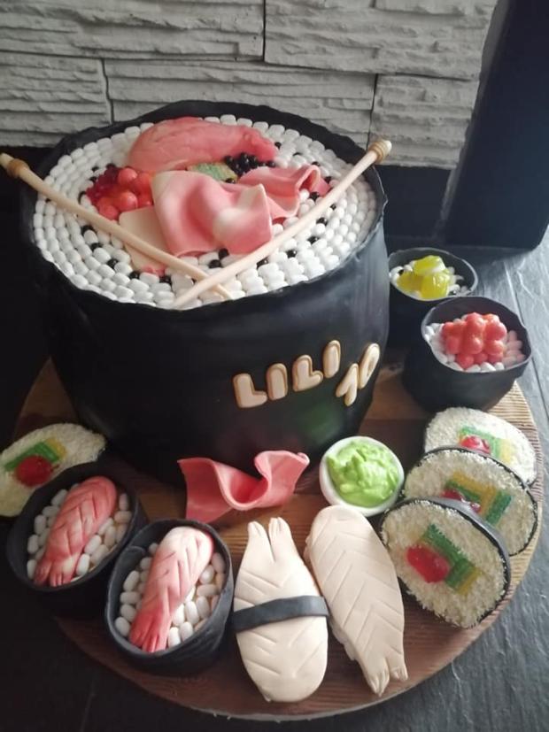 SUSHI TORTA, torta, Narodeninové torty, messinka, 4