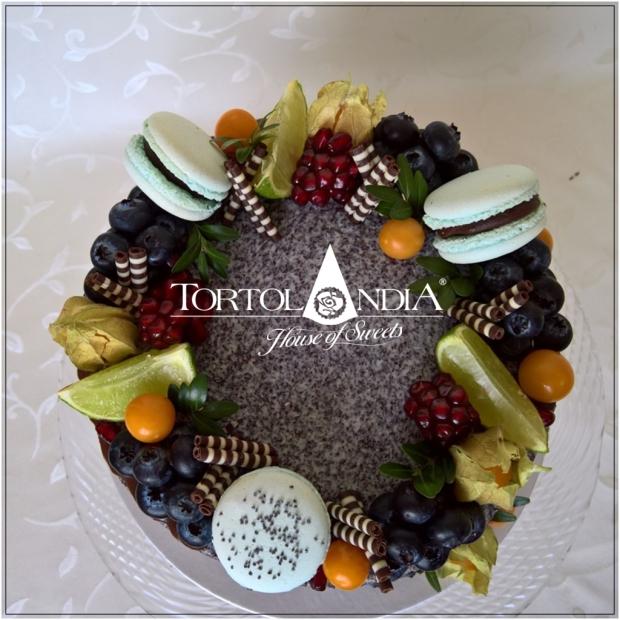 Maková dripka, torta, Drip torty, Tortolandia.sk, 1