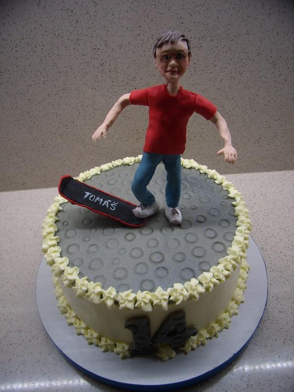 Tomášovi so skateboardom, torta, Športové torty Tomášovi so skateboardom, torta, Športové torty, mariaJ, 1
