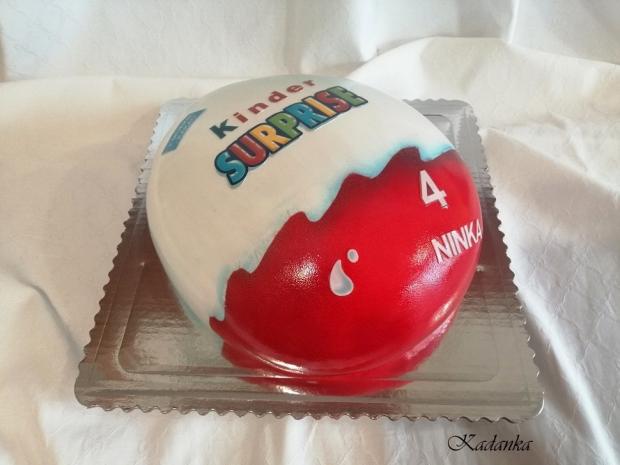 Kinder Surprise, torta, Ostané torty pre deti, Kadanka, 3