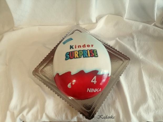 Kinder Surprise, torta, Ostané torty pre deti, Kadanka, 1