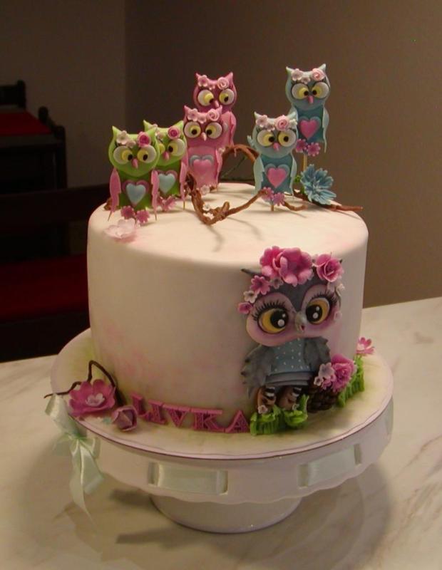 Torta so sovičkami na narodeniny, torta, Torty so zvieratkami Torta so sovičkami na narodeniny, torta, Torty so zvieratkami, babina 555, 1
