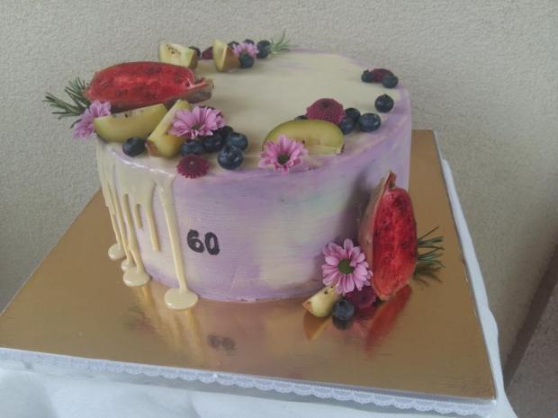 Drip k okruhlinam, torta, Narodeninové torty, Zuzana Habšudová, 1