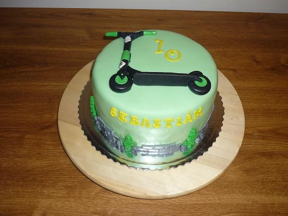 Dalšia kolobežka, torta, Narodeninové torty Dalšia kolobežka, torta, Narodeninové torty, jarka22, 1