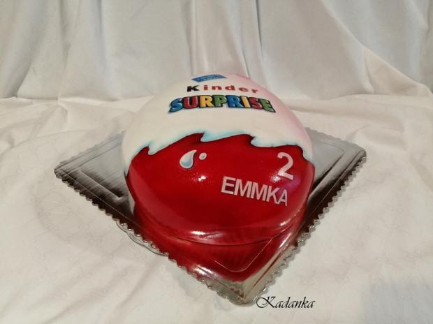 Kinder Surprise, torta, Ostané torty pre deti, Kadanka, 4