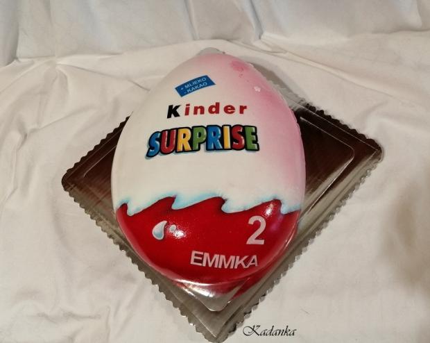 Kinder Surprise, torta, Ostané torty pre deti, Kadanka, 1
