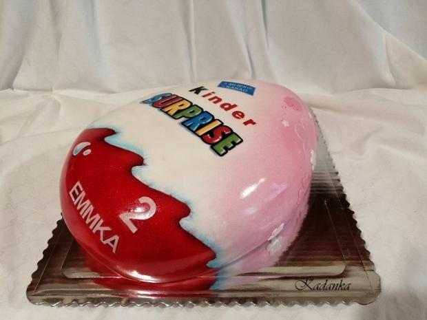 Kinder Surprise, torta, Ostané torty pre deti, Kadanka, 2