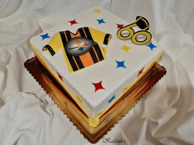Pre fanúšika  amerického futbalového klubu  Pittsburgh Steelers, torta, Športové torty, Kadanka, 4