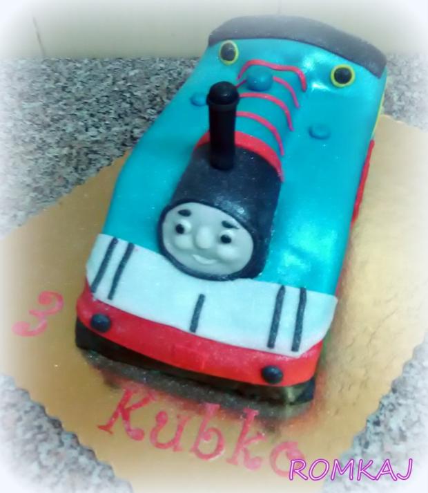 Rušeň Tomáš, torta, Torty autíčka, vláčiky, ROMKAJ, 1