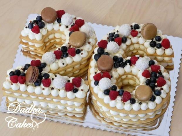 Číslicová torta , torta, Narodeninové torty, DadkaCakes, 1