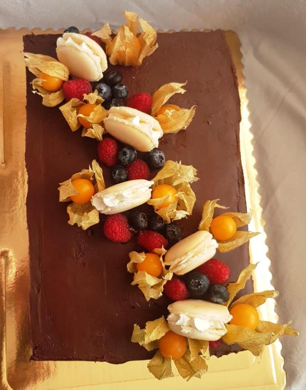 Narodeninová..., torta, Čokoládové torty, Mariolka, 2
