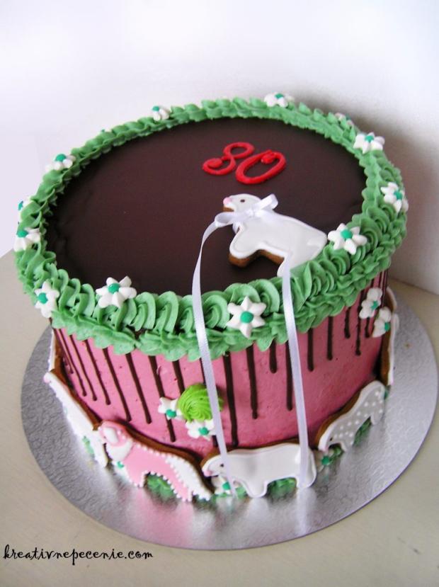 Narodeninová tortička s ovečkami , torta, Narodeninové torty, kreativnepecenie, 1
