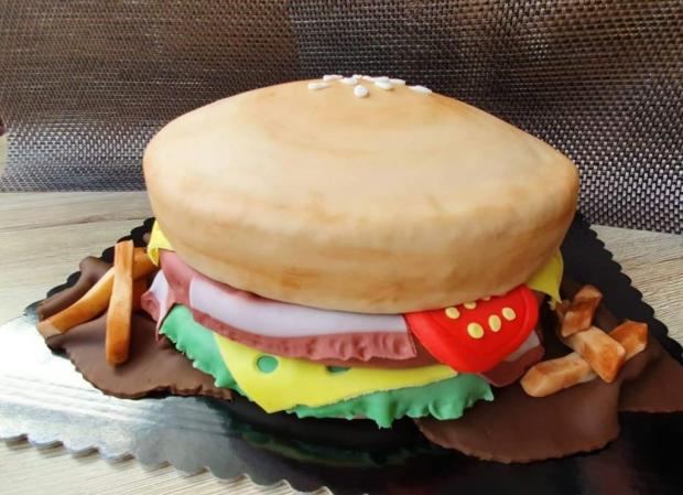 Hamburger , torta, Netradičné torty, TinkyCake, 1