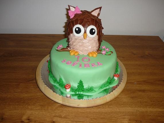 Zo sovičkou, torta, Torty pre dievčatá Zo sovičkou, torta, Torty pre dievčatá, jarka22, 1