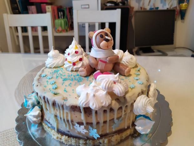 Zimná pre škôlkarov, torta, Torty so zvieratkami, Cattys, 1