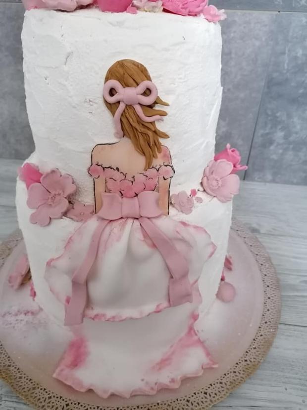 Romantická, torta, Narodeninové torty, messinka, 2