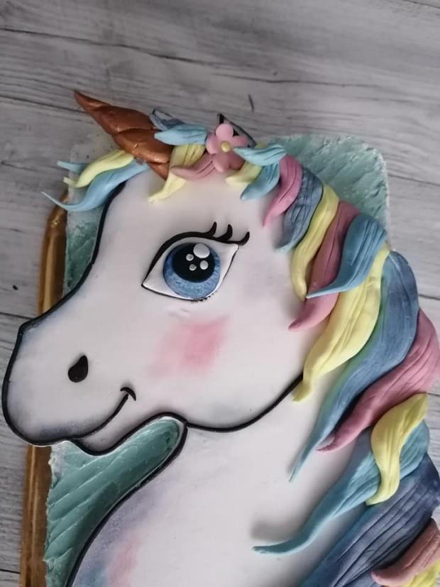 Jednorožec, torta, Torty so zvieratkami, messinka, 3
