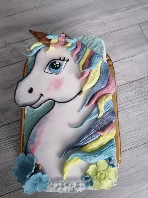 Jednorožec, torta, Torty so zvieratkami, messinka, 1
