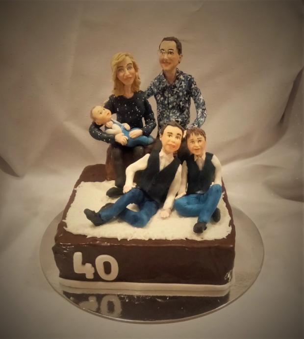 manželia oslavujú 40, torta, Čokoládové torty manželia oslavujú 40, torta, Čokoládové torty, mariaJ, 1