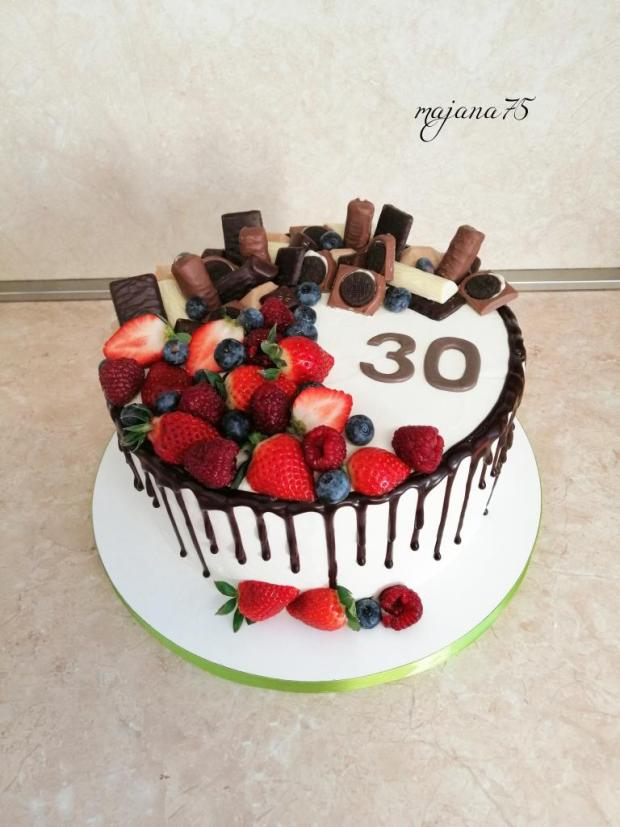 Ovocná , torta, Drip torty, majana75, 1