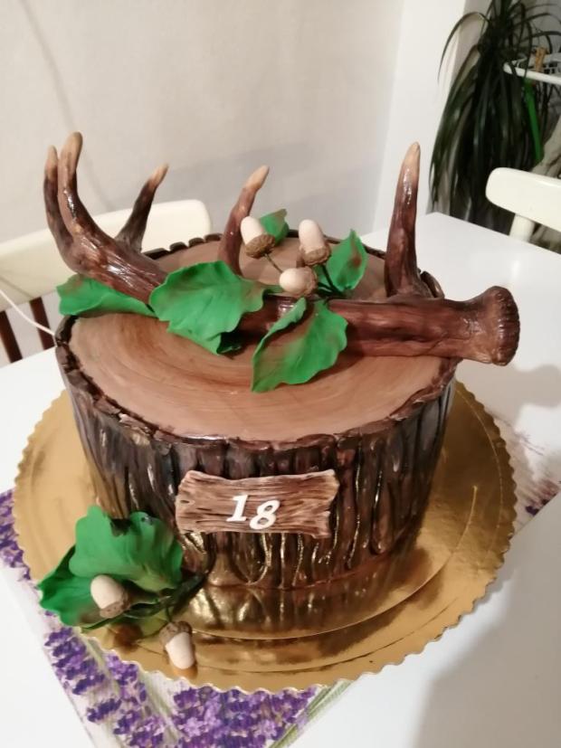 Poľovnícka , torta, Narodeninové torty, Judita Parobeková, 1