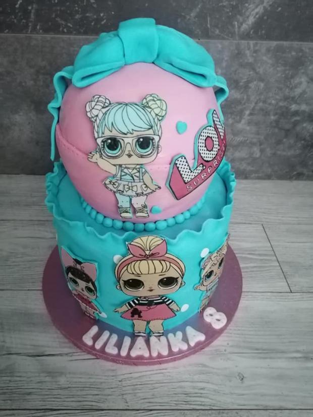 LOL-ková, torta, Torty pre dievčatá, messinka, 1