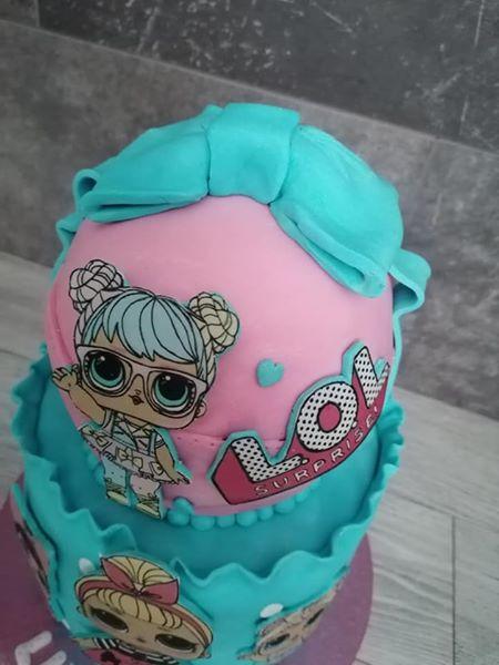 LOL-ková, torta, Torty pre dievčatá, messinka, 3