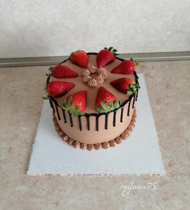 Jahodkova, torta, Drip torty, majana75, 1