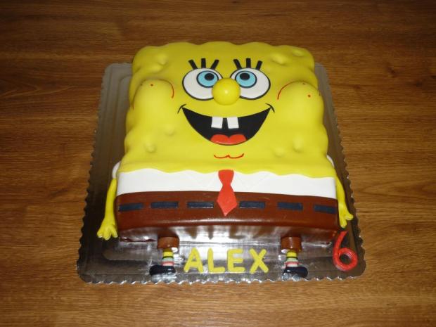Sponge bob, torta, Ostané torty pre deti Sponge bob, torta, Ostané torty pre deti, jarka22, 1