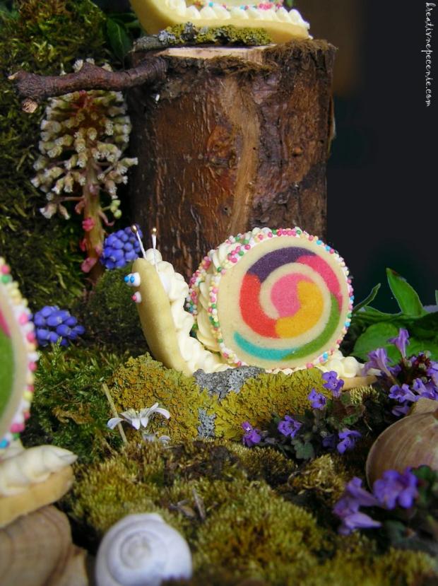 Linecké slimačiky, torta, Zákusky, kreativnepecenie, 1