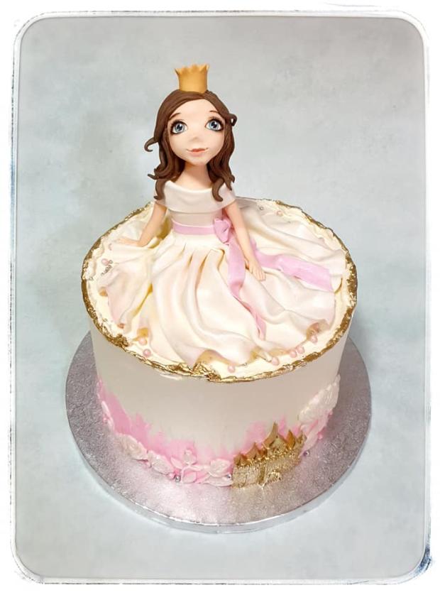 Torta s princeznou, torta, Rozprávkové torty, candyrr, 1