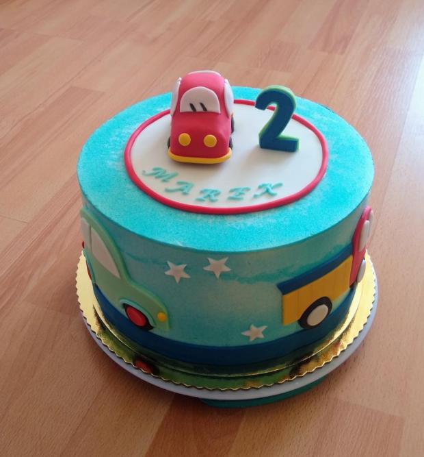 Autíčkova, torta, Torty autíčka, vláčiky, Mirka02, 1