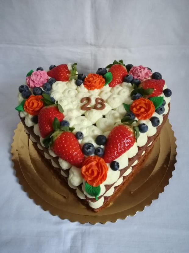 Tortička s medových plátov , torta, Nahé torty, MartinaO, 1