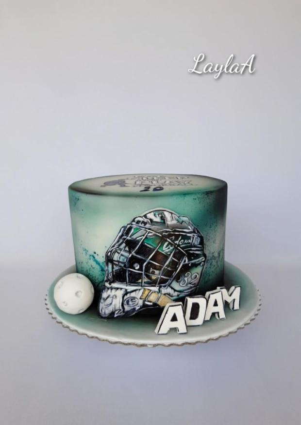 Floorbal - pre brankára , torta, Športové torty, LaylaA, 1