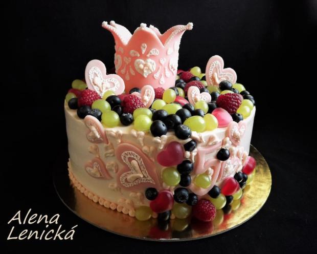 Narodeninová, torta, Torty pre dievčatá, Alena Lenicka, 1