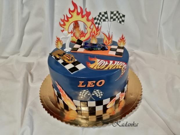 Hot Wheels, torta, Torty autíčka, vláčiky, Kadanka, 1