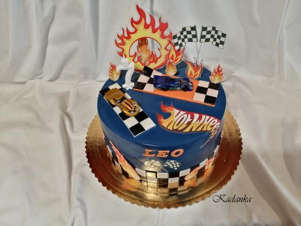 Hot Wheels, torta, Torty autíčka, vláčiky, Kadanka, 3